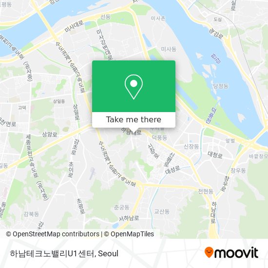 하남테크노밸리U1센터 map