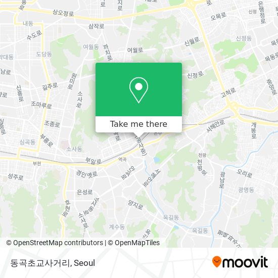 동곡초교사거리 map
