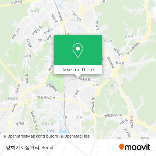 양회기지삼거리 map