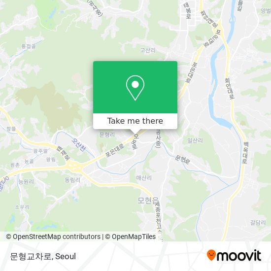 문형교차로 map