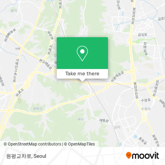 원평교차로 map