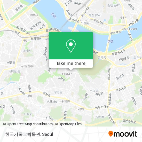 한국기독교박물관 map