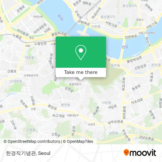 한경직기념관 map