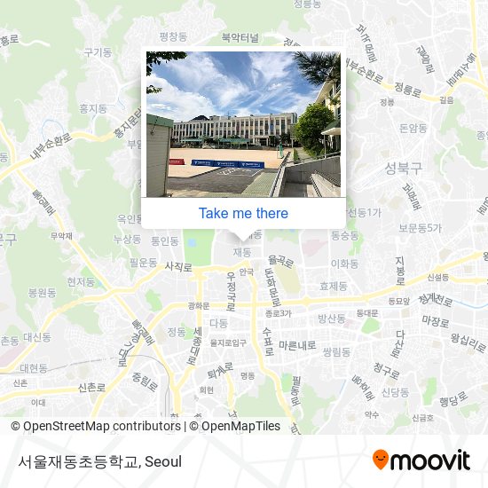 서울재동초등학교 map