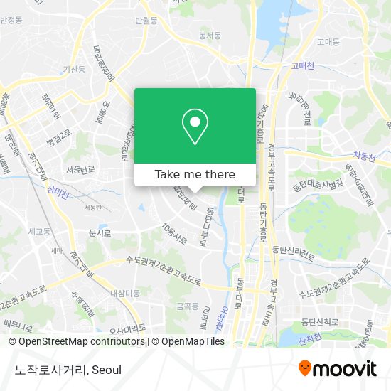 노작로사거리 map