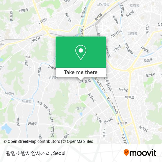 광명소방서앞사거리 map