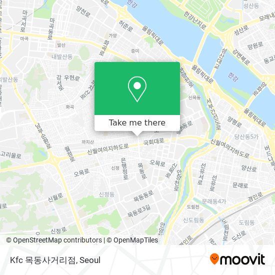 Kfc 목동사거리점 map