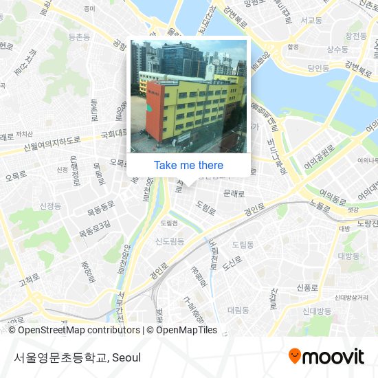 서울영문초등학교 map