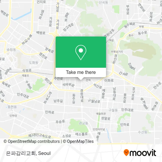 은파감리교회 map