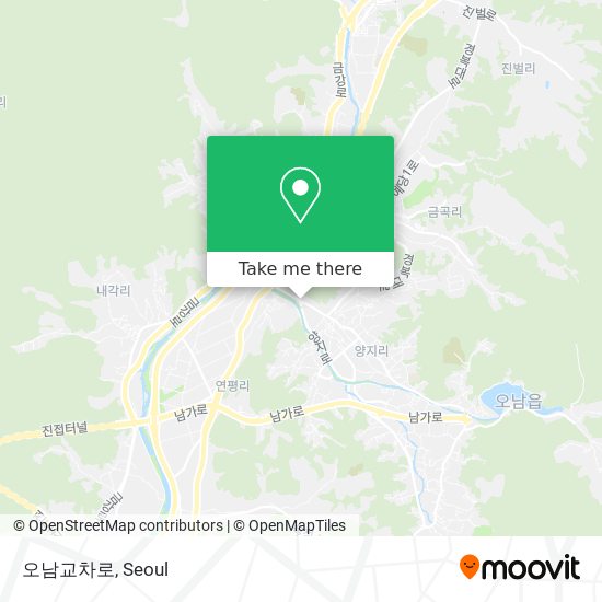 오남교차로 map