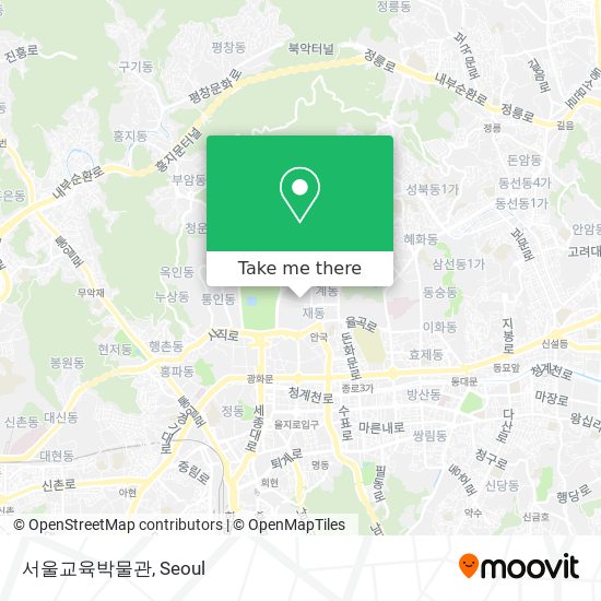 서울교육박물관 map