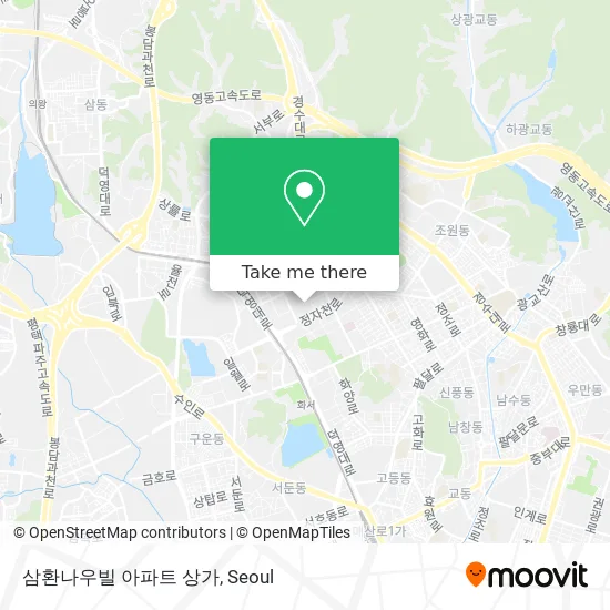 삼환나우빌 아파트 상가 map