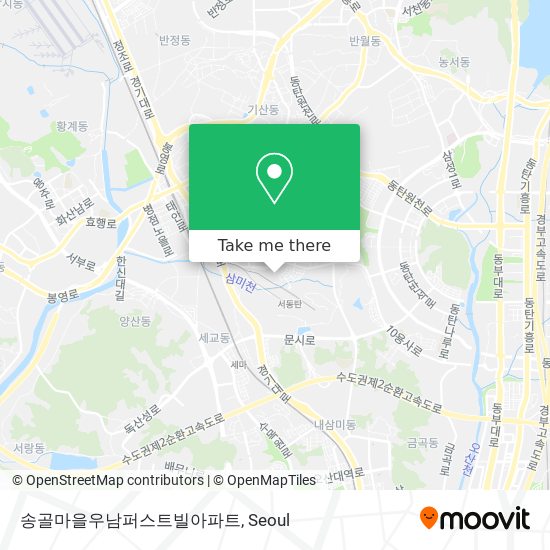송골마을우남퍼스트빌아파트 map