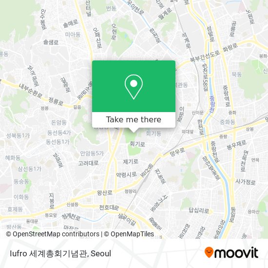 Iufro 세계총회기념관 map