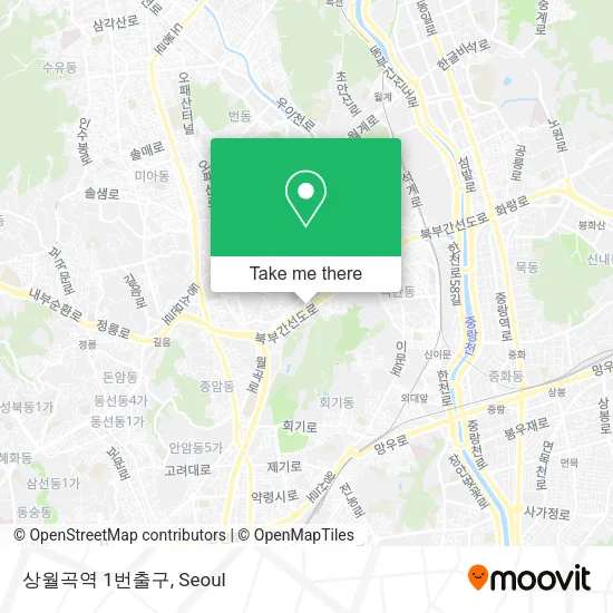 상월곡역 1번출구 map