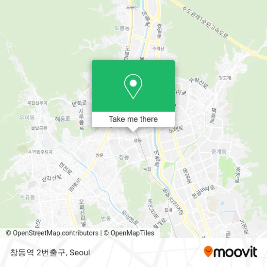 창동역 2번출구 map