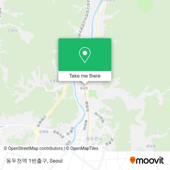 동두천역 1번출구 map