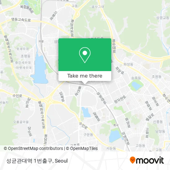 성균관대역 1번출구 map