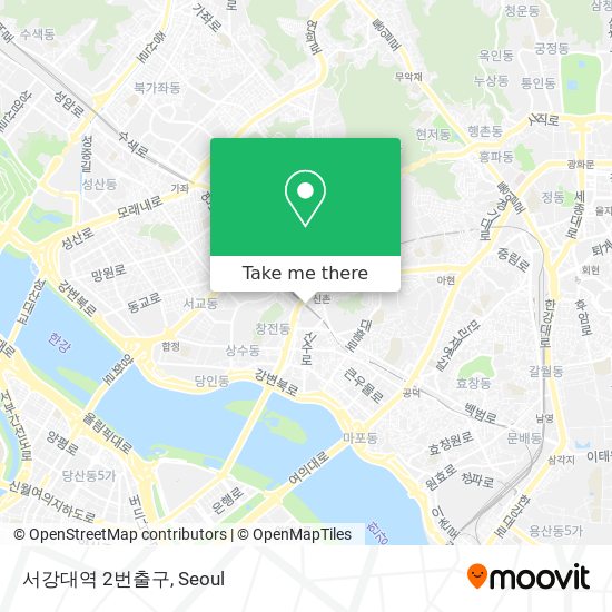 서강대역 2번출구 map