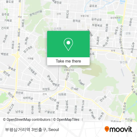 부평삼거리역 3번출구 map