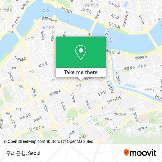 우리은행 map