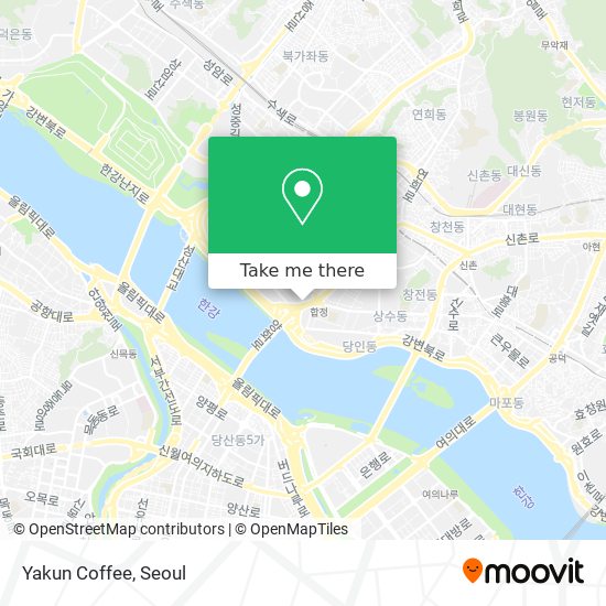 Yakun Coffee map