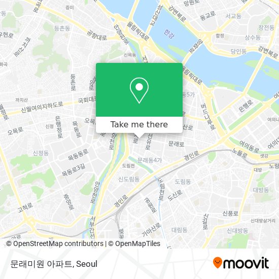 문래미원 아파트 map