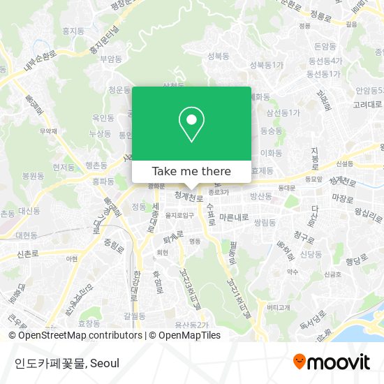 인도카페꽃물 map