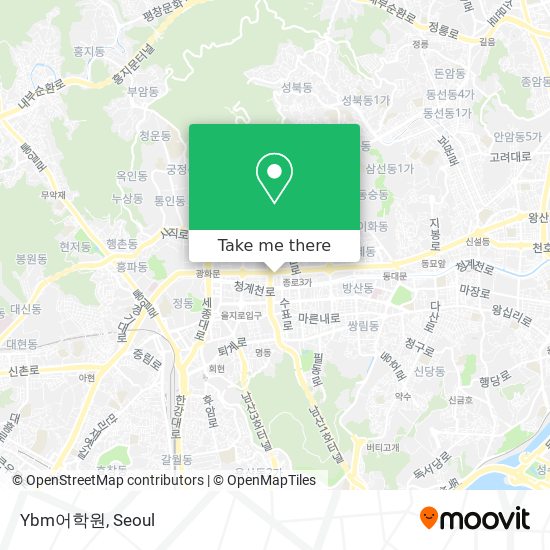 Ybm어학원 map