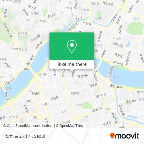 칼하트코리아 map