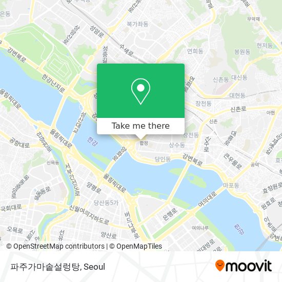 파주가마솥설렁탕 map