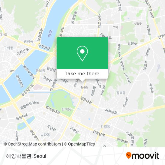 해양박물관 map