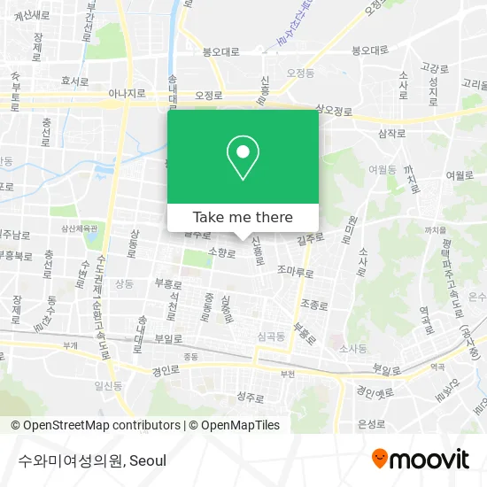 수와미여성의원 map