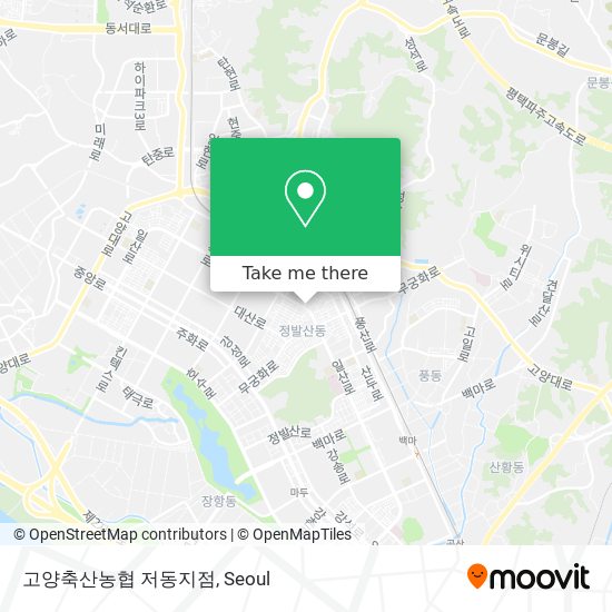 고양축산농협 저동지점 map