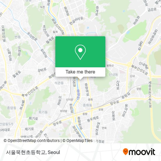 서울묵현초등학교 map