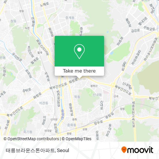 태릉브라운스톤아파트 map
