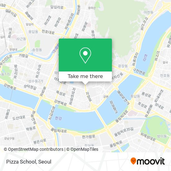 Pizza School map