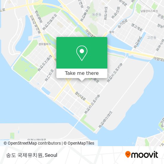 송도 국제유치원 map