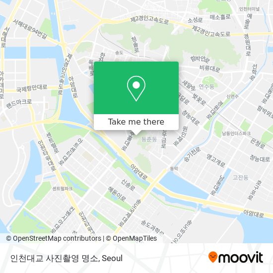인천대교 사진촬영 명소 map