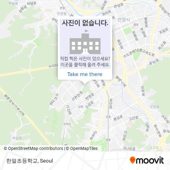 한얼초등학교 map