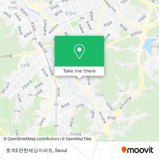 호계E편한세상아파트 map