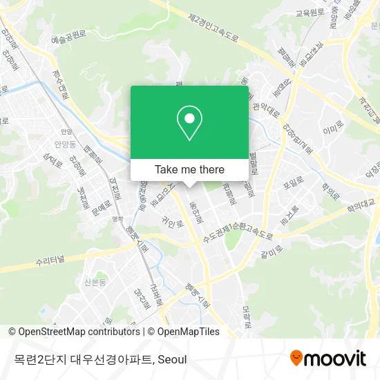목련2단지 대우선경아파트 map
