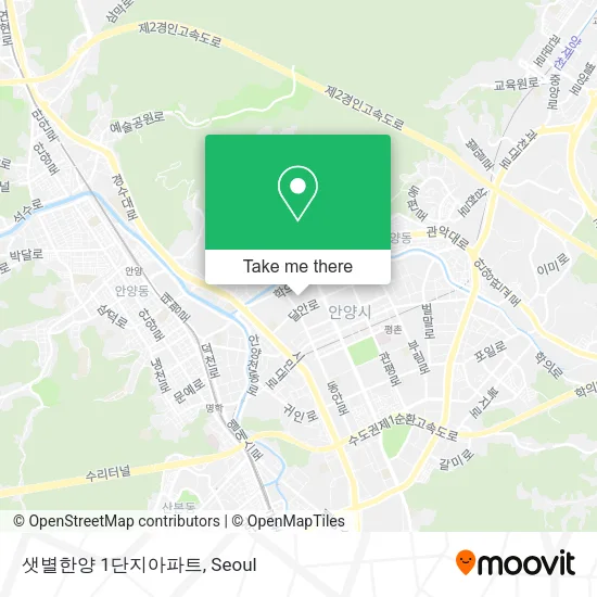 샛별한양 1단지아파트 map