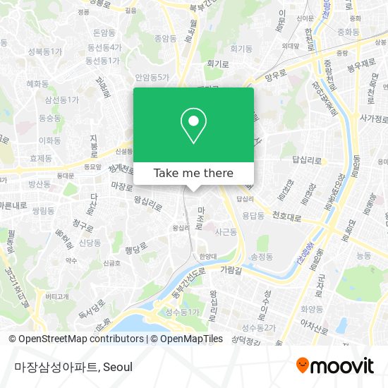 마장삼성아파트 map