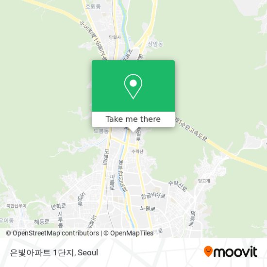 은빛아파트 1단지 map