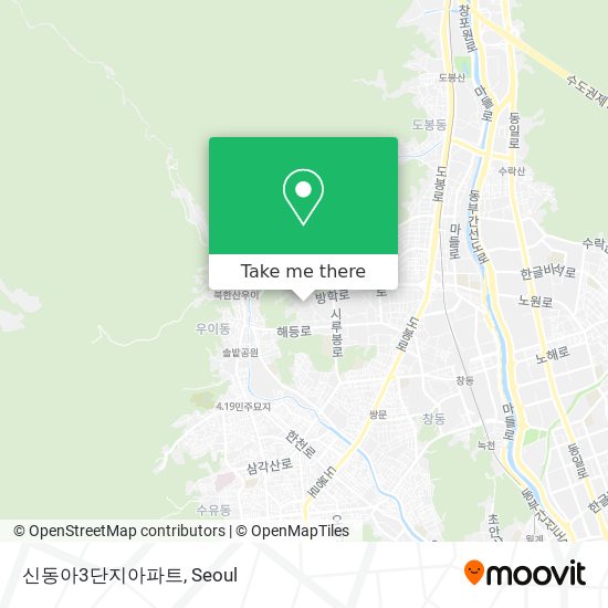 신동아3단지아파트 map