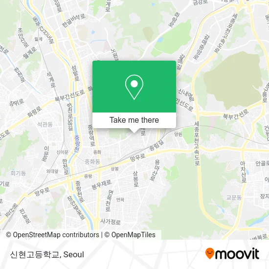 신현고등학교 map