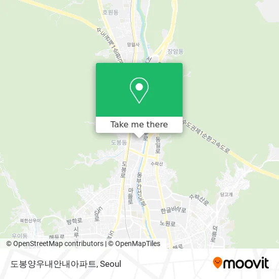 도봉양우내안내아파트 map