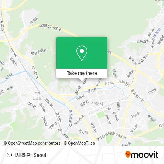 실내체육관 map
