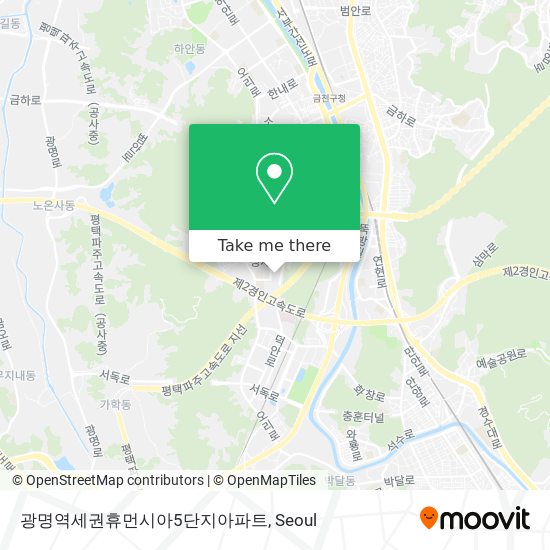 광명역세권휴먼시아5단지아파트 map